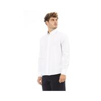 Baldinini Trend Men's White Cotton Shirt - L thumbnail
