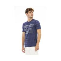 Baldinini Trend Men's Blue Cotton T-Shirt - L thumbnail