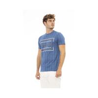 Baldinini Trend Men's Blue Cotton T-Shirt - L thumbnail