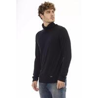 Baldinini Trend Men's Blue Modal Sweater - 56 IT thumbnail