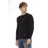 Baldinini Trend Men's Black Wool Sweater - 50 IT thumbnail