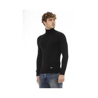 Baldinini Trend Men's Black Wool Sweater - 54 IT thumbnail