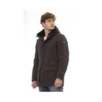 Baldinini Trend Men's Brown Polyester Jacket - 3XL thumbnail