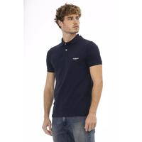 Baldinini Trend Men's Blue Cotton Polo Shirt - 4XL thumbnail