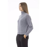Baldinini Trend Women's Gray Viscose Sweater - S thumbnail
