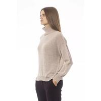 Baldinini Trend Women's Beige Viscose Sweater - S thumbnail