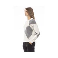 Baldinini Trend Women's Gray Wool Sweater - M thumbnail