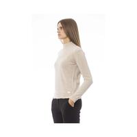 Baldinini Trend Women's Beige Fabric Sweater - M thumbnail