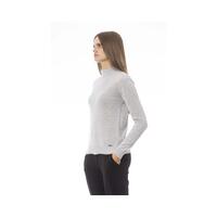 Baldinini Trend Women's Gray Fabric Sweater - M thumbnail