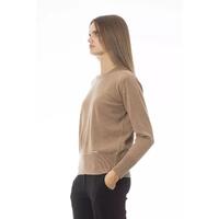 Baldinini Trend Women's Beige Wool Sweater - 40 IT thumbnail
