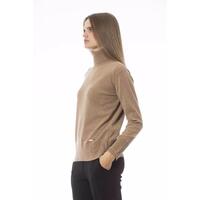 Baldinini Trend Women's Beige Wool Sweater - 46 IT thumbnail