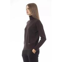 Baldinini Trend Women's Brown Wool Sweater - 42 IT thumbnail