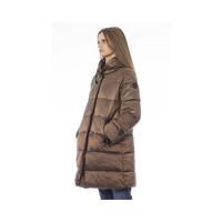 Baldinini Trend Women's Brown Nylon Jackets & Coat - XL thumbnail
