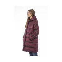 Baldinini Trend Women's Burgundy Nylon Jackets & Coat - L thumbnail