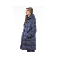 Baldinini Trend Women's Light Blue Nylon Jackets & Coat - XL thumbnail
