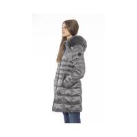 Baldinini Trend Women's Gray Polyester Jackets & Coat - M thumbnail