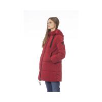 Baldinini Trend Women's Red Polyester Jackets & Coat - 2XL thumbnail
