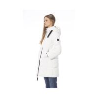 Baldinini Trend Women's White Polyester Jackets & Coat - XL thumbnail