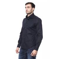 Billionaire Italian Couture Men's Blue Cotton Shirt - L thumbnail