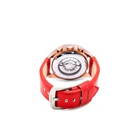 Bobroff Men's Red Leather Watch - One Size thumbnail