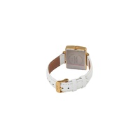 Bobroff Women's White Leather Watch - One Size thumbnail