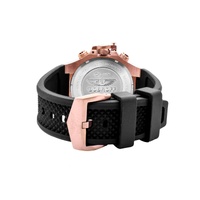 Bobroff Men's Black Rubber Watch - One Size thumbnail