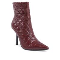 Fabric Ankle Boot with 10cm Heel - 36 EU thumbnail