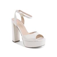 Platform Ankle-Strap Sandals - High-Heeled Leather Shoes - 40 EU thumbnail