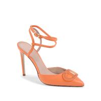 Leather Lace-Up Stiletto Pump - 38 EU thumbnail
