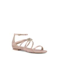 Swarovski Bow Satin Sandal with Ankle Strap - 37 EU thumbnail