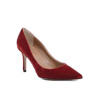 19V69 ITALIA by Versace 1969 abbigliamento sportivo srl Women's Red Velvet High Heel Pump in Red - 37 EU thumbnail