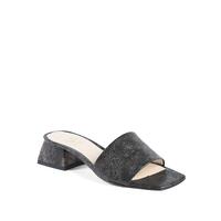Leather Sandals with 4cm Heel - Made in Italy - 39 EU thumbnail