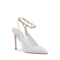 Gold Chain Embellished  Decollete Pump - 37.5 EU thumbnail