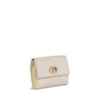 Glitter Chain Strap Clutch - One Size thumbnail