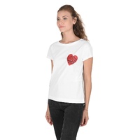 Love Moschino Women's T-Shirt White - 38 IT thumbnail