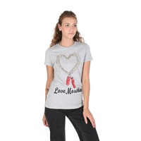 Love Moschino Jump Rope Heart T-Shirt for Women - 38 IT thumbnail