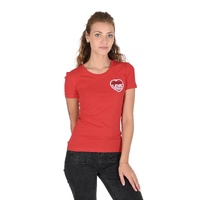 Love Moschino Women's Love Storm Red T-Shirt - 40 IT thumbnail