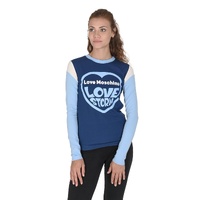 Love Moschino Women's Love Storm Long Sleeve T-Shirt - 40 IT thumbnail