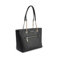Leather Chain Tote Bag - One Size thumbnail