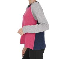 Crown of Edinburgh Cashmere Women's Round Neck Cashmere Sweater in Multicolor - 40 EU thumbnail