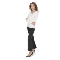Crown of Edinburgh Cashmere Women's Premium Italian Cashmere V-Neck Sweater in Off white - 40 EU thumbnail