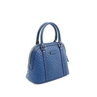 Gucci GG Marmont Mini Blue Leather Handbag - One Size thumbnail