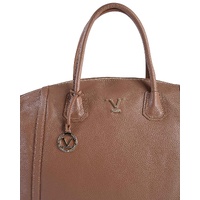 V Italia by Versace Genuine Leather Handbag Brown - One Size thumbnail