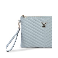 V Italia by VERSACE 1969 ABBIGLIAMENTO SPORTIVO SRL VItalia Clutch Light Blue - One Size thumbnail