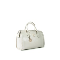 V Italia by VERSACE Womens White Leather Satchel Handbag - One Size thumbnail
