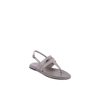 Leather Thong Sandals Flat - 39 EU thumbnail