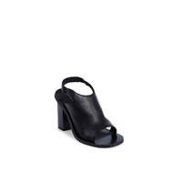 Leather Slingback Sandals Mid Heel - 37 EU thumbnail
