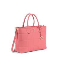 Leather Pink Handbag - One Size thumbnail