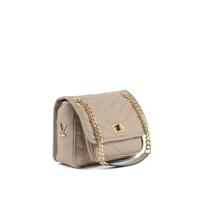 V Italia by Versace 1969 abbigliamento sportivo srl Women's Leather Beige Handbag in Beige - One Size thumbnail