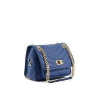 V Italia by Versace 1969 abbigliamento sportivo srl Women's Blue Leather Handbag in Blue - One Size thumbnail